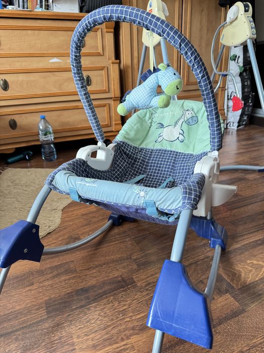 Fisher Price- leżaczek, huśtawka, bujawka 3 w 1