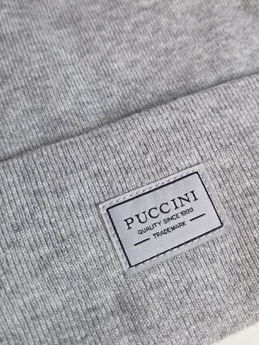 Szara Czapka Puccini Zimowa Beanie