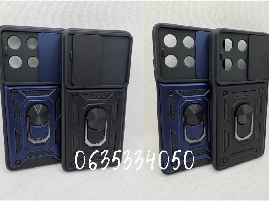 Противоударный чехол для Motorola G56 G86 магнит кольцо бампер