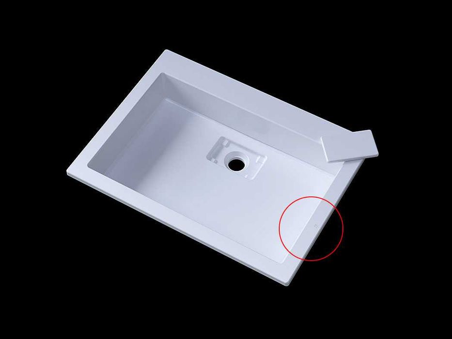 Уцінена Раковина, Умивальник, Luxor Imperio Low 60, Найнижча Ціна!