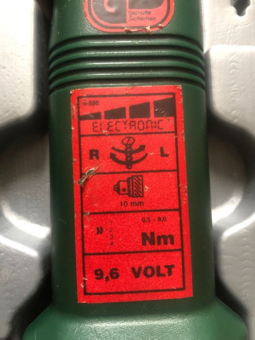 Lematec  pro-energy 9,6v wkrętarka wiertarka