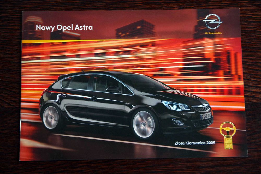 OPEL ASTRA J - katalog, prospekt