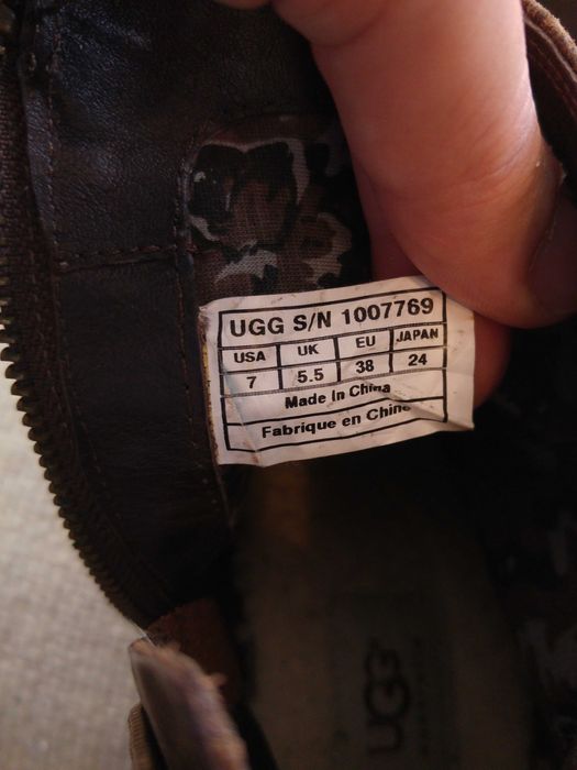 Buty, botki skórzane damskie UGG - OKAZJA