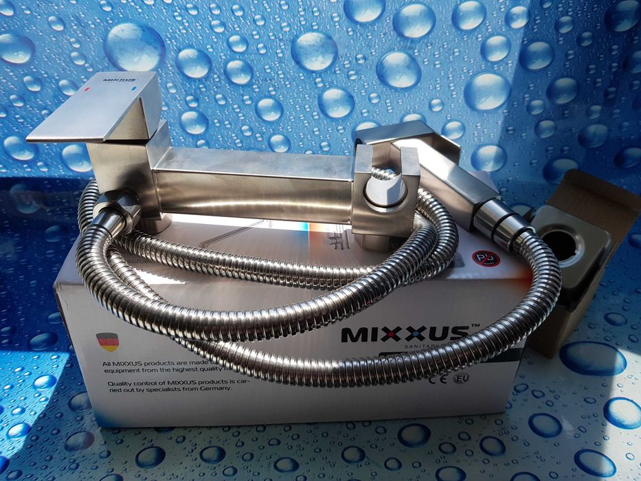 Смеситель змiшувач для гигиенического душа Mixxus KUB-222 нерж. сталь