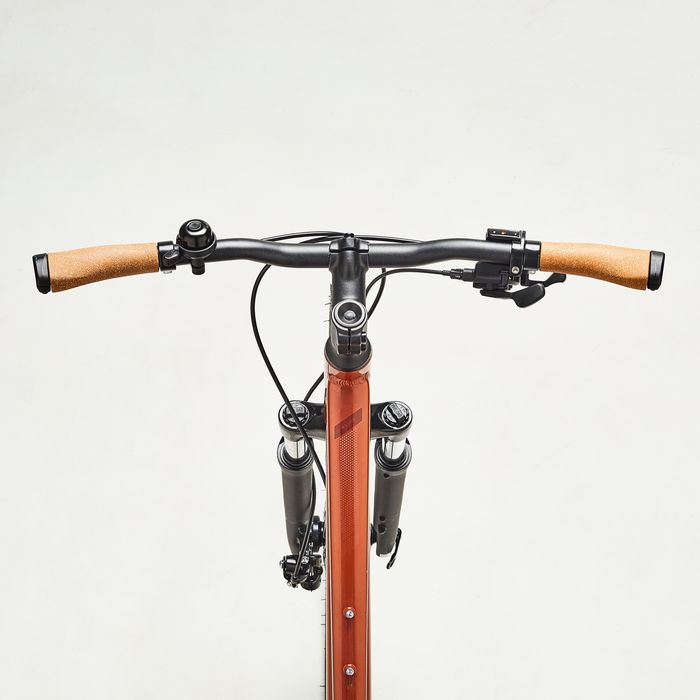 BICICLETA DE TREKKING RIVERSIDE 500 QUADRO REBAIXADO Vermelho Tijolo