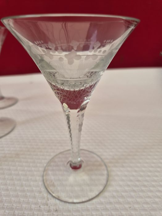Karafka i kieliszki  piękny zestaw do alkoholu