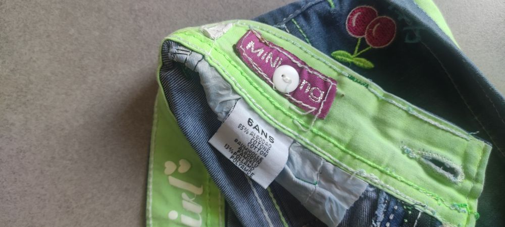 Calções ganga menina