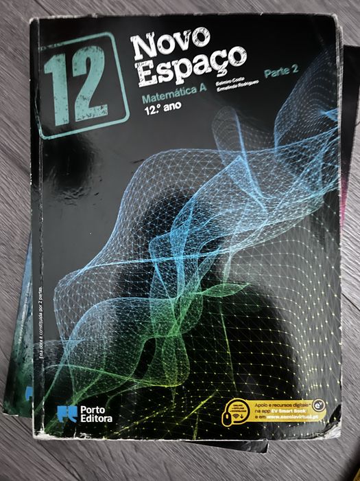 Munual matemática A Novo espaço 11 ano e 12 ano Porto Editora