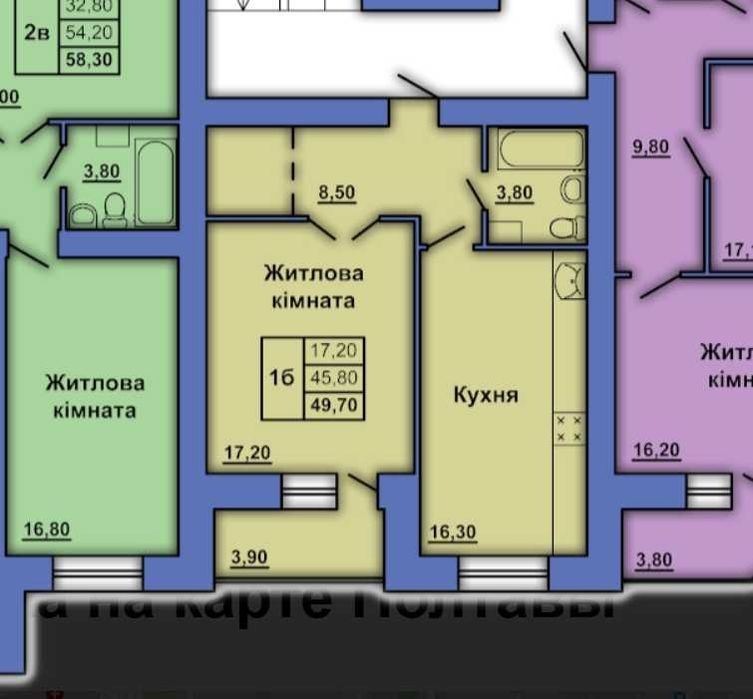 ‼️Фурманова‼️ Велика 1к квартира в новобудові, 50 м², інд.опалення