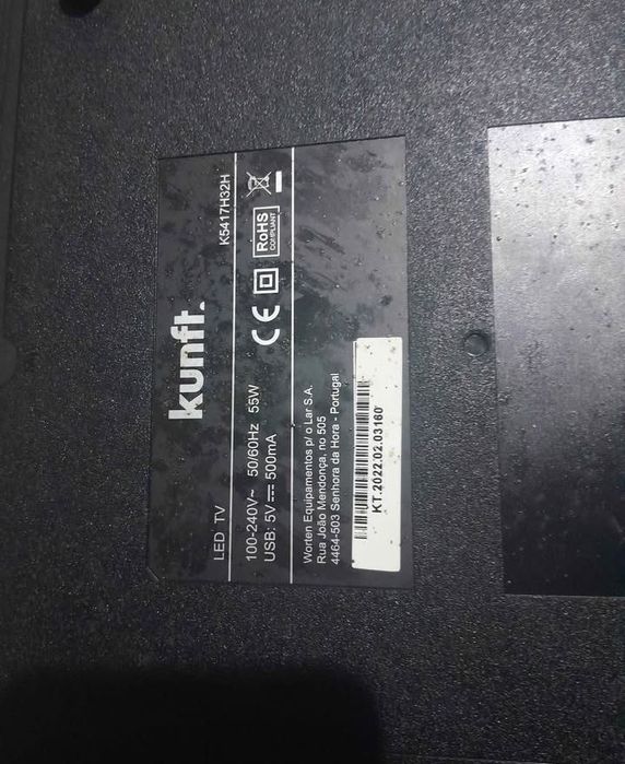 Televisão Led Kunft