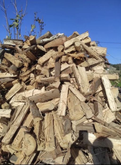 Lenha seca para aquecimento