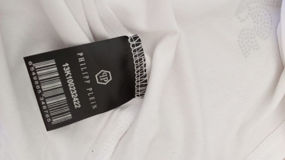 Philipp Plein oryginalna bluzka damska s cyrkonie