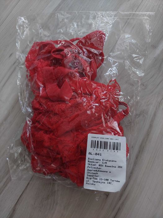 Komplet bielizny erotycznej