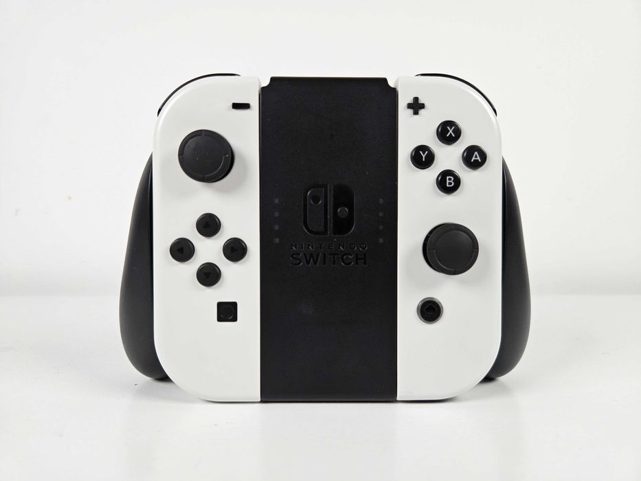 Nintendo Switch OLED biały – kompletny zestaw z grą DreamWorks