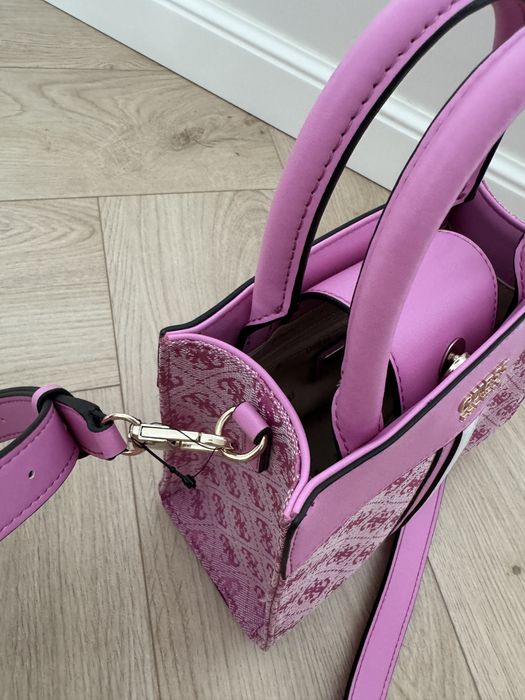 Guess Kasinta Mini Tote torebka różowa modna mini