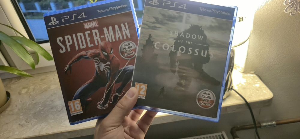 shadow of the colossus / spider man ps4