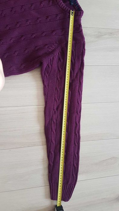 Sweter damski bawełna bordo S / M