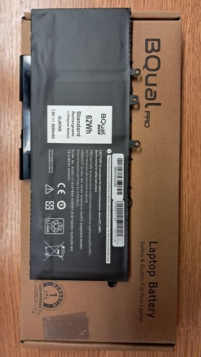 Bateria do laptopa Dell. GJKNX, 62Wh, nowe 2szt.