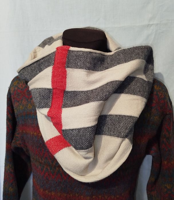 Шарф Burberry Brit, шерсть.