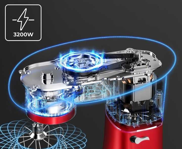 4w1 ZESTAW Robot kuchenny planetarny BLENDER mikser maszynka do mięsa