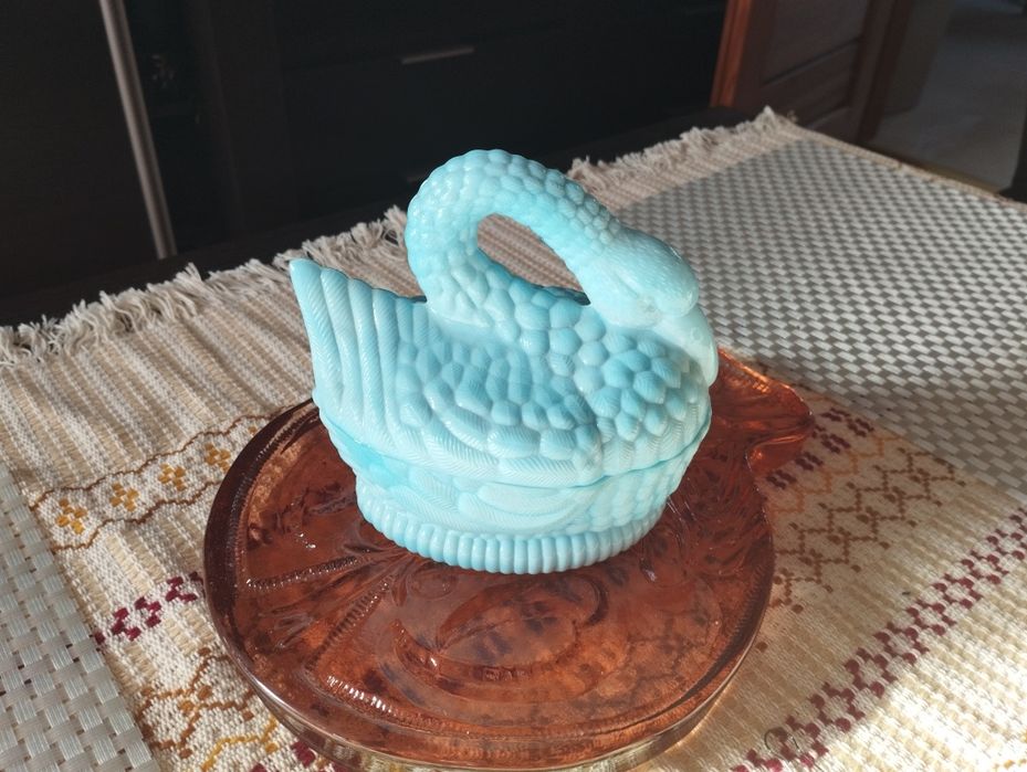 Łabedz Vintage niebieski