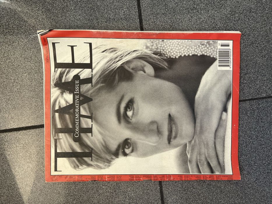 Revista TIME - exemplar dedicado à morte  da PRINCESA DIANA