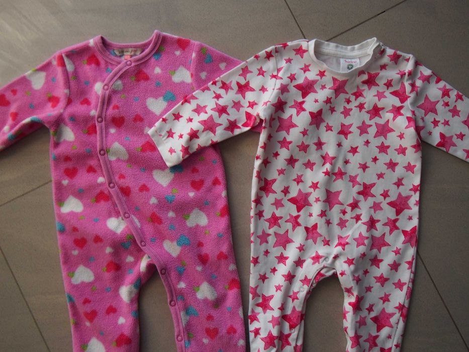 Pajac piżama śpiochy 74 cm 2 sztuki