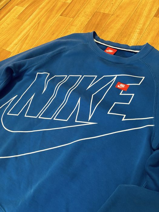 кофта свитшот Nike big logo big swoosh drill