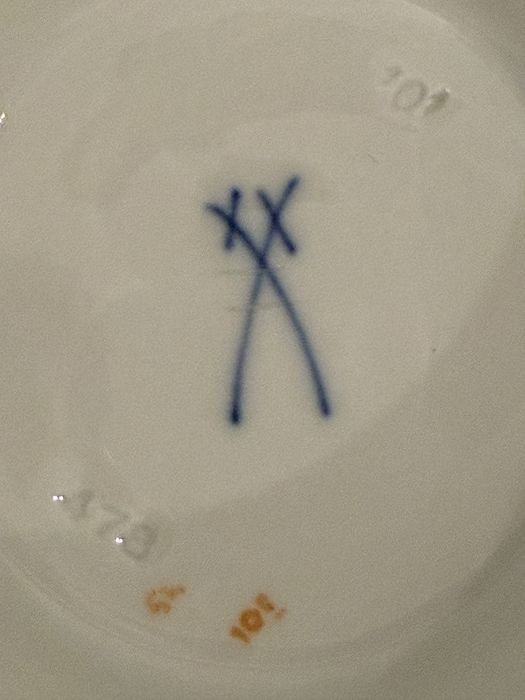 Miśnia Meissen wazon z różą