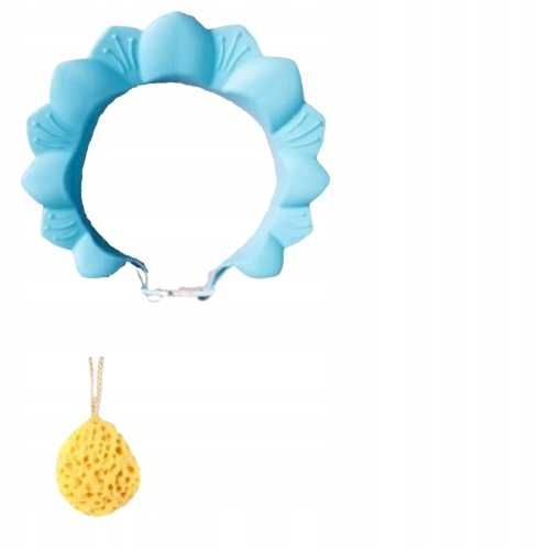 Rondo kąpielowe daszek do mycia włosów kąpieli gąbka zestaw