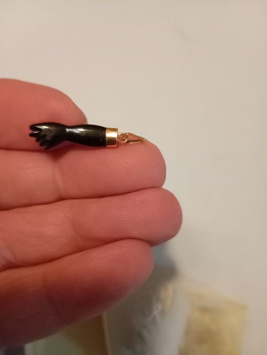 Omoleto massa com castão ouro de lei