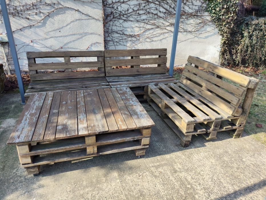 Meble ogrodowe z palet