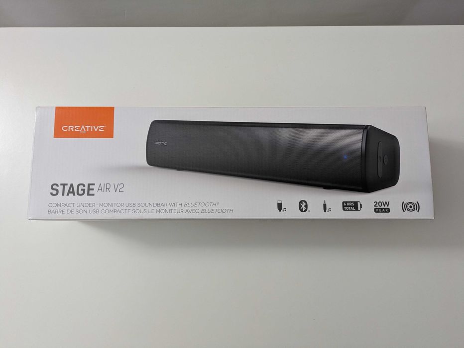 Głośnik Soundbar Bezprzewodowy Creative Stage Air v2 NOWY Gwarancja