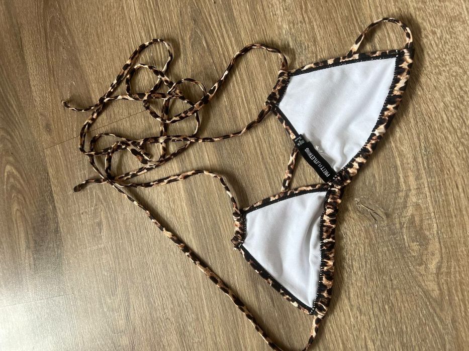 Жіночий леопардовий верх від купальника PrettyLittleThing XS–S