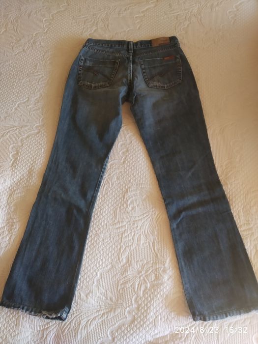 Calças de ganga de cintura baixa