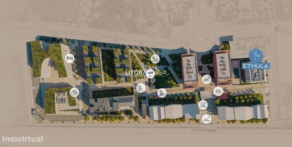 Apartamento T1 Novo - Empreendimento ETHULA