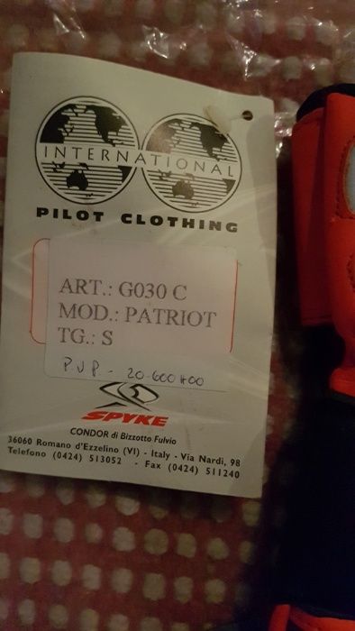 Luvas Spyke Patriot Vermellhas