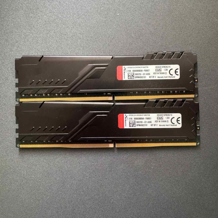 kingston hyperx fury ddr4 2x16 - Купити електроніку - Ціни на OLX.ua