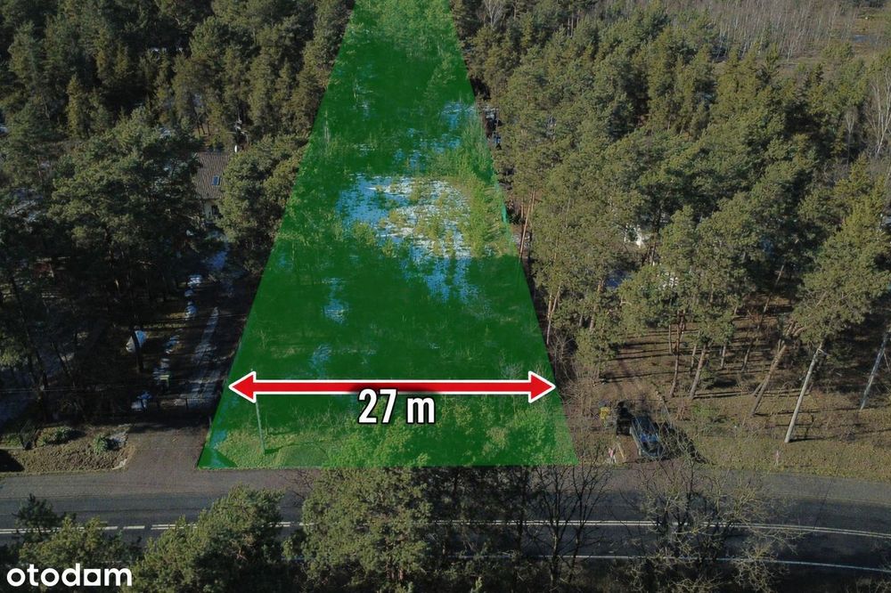 Las, rzeka i cisza – działka budowlana 7195 m² z gwarancją krajobrazu
