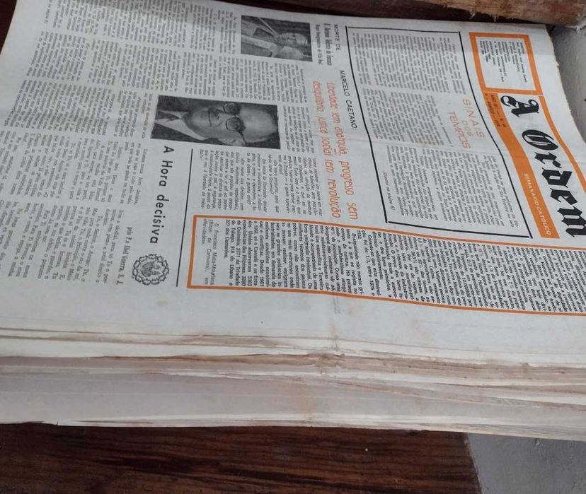 Jornal A Ordem - Anos 70 - 120 unidades
