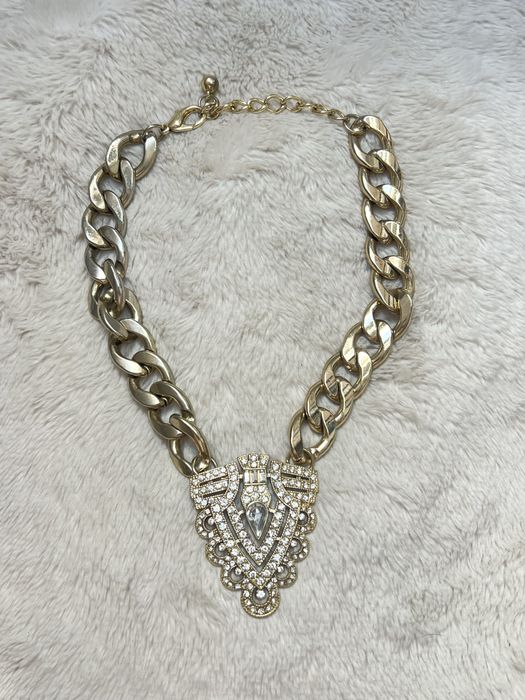 Naszyjnik łańcuch aesthetic ciężki elegancki glam glamour i