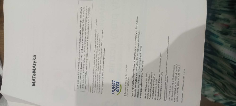 Matematyka 2 Karty pracy ucznia