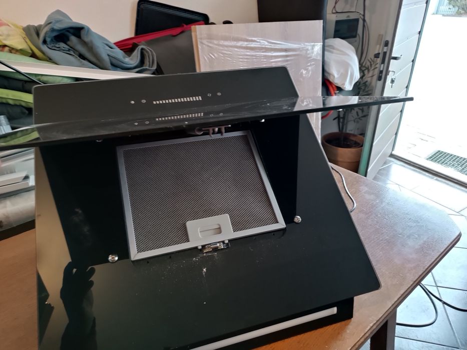 Okap kuchenny czarny uzywany