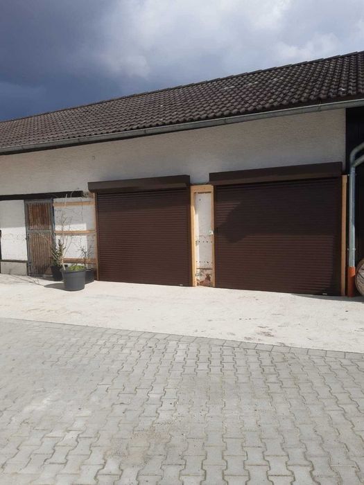 Brama Rolowana, Roleta garażowa 300x230 Brąz