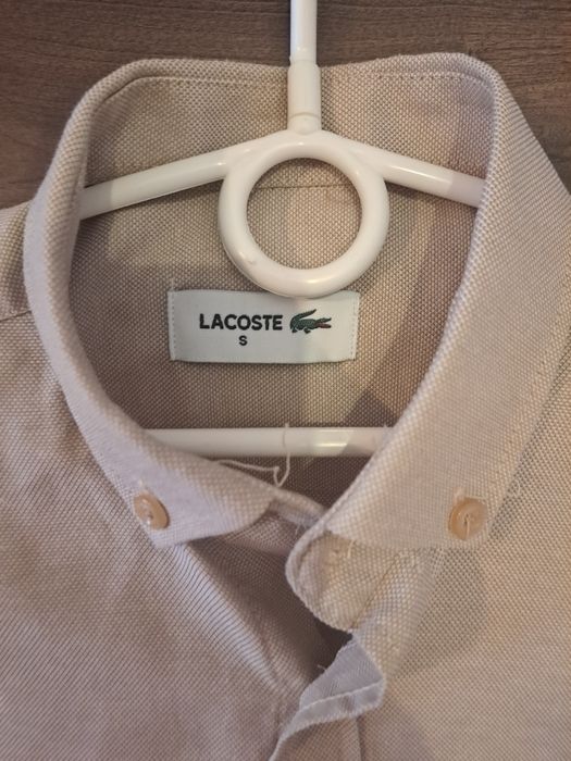 Koszula Lacoste S beżowa