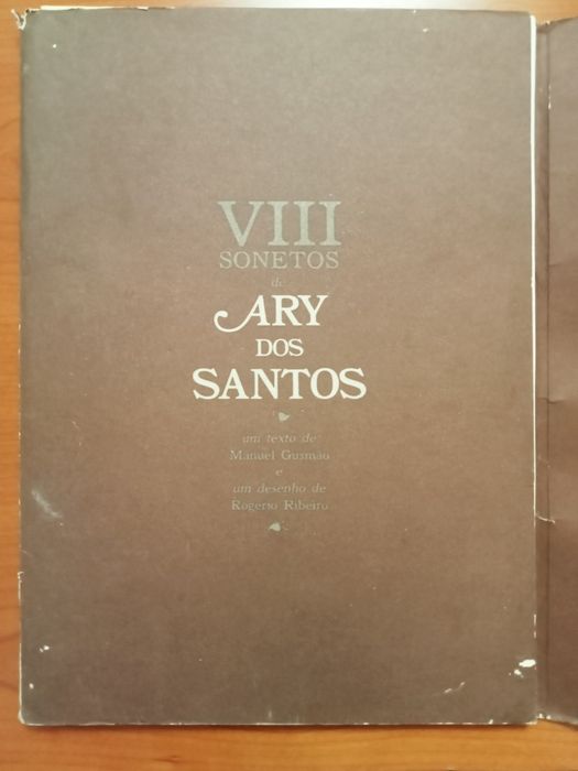 Sonetos de Ary dos Santos” – Edição numerada em pasta