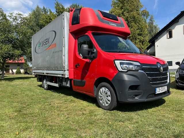 Wynajmę Renault Master plandeka 8EP z windą 750 kg na poduszkach - Przeprowadzki