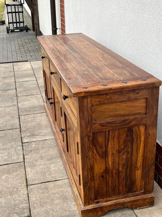Piękna komoda - lite drewno indyjskie, loft, meble kolonialne