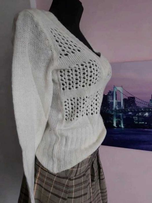 PREMIUM! Kaszmirowy sweter damski 38