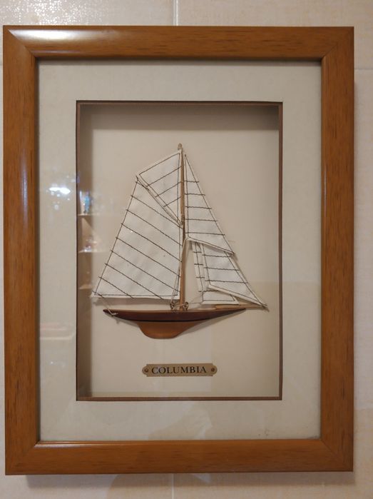 Quadros barcos com caixa 3D
